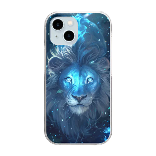 Blue Lion Clear Smartphone Case