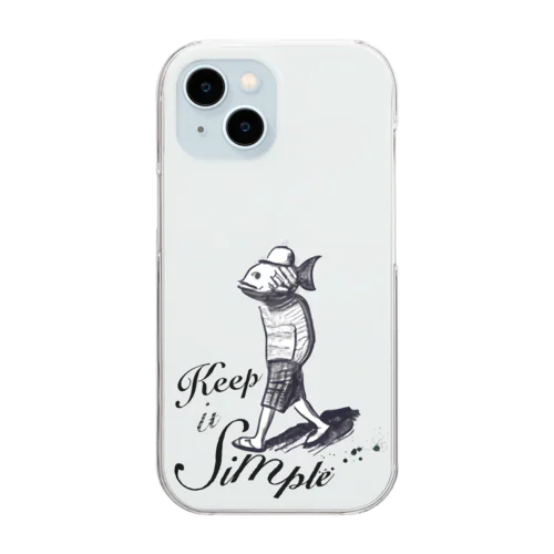 Inspirational Lifestyle & Fish-man Clear Smartphone Case