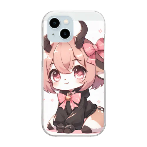 カモカモシー Clear Smartphone Case