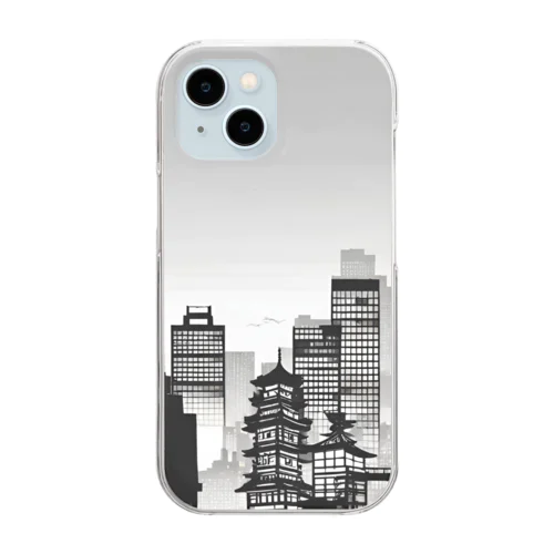 Streets of Japan Clear Smartphone Case