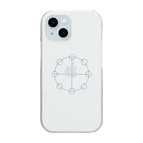 八咫の鏡（やたのかがみ） Clear Smartphone Case