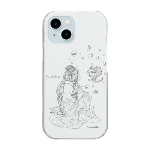 日本の女神様　瀬織津姫命 Clear Smartphone Case