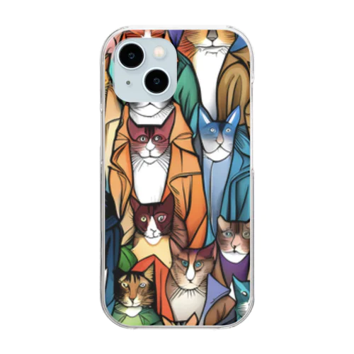 PAC (ポップアートキャット) Clear Smartphone Case