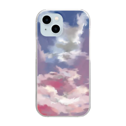 夕暮れ Clear Smartphone Case