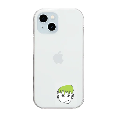 かりしゃく Clear Smartphone Case