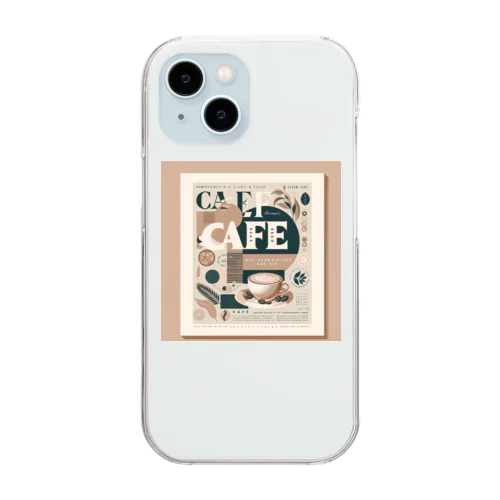 カフェ・パステル Clear Smartphone Case