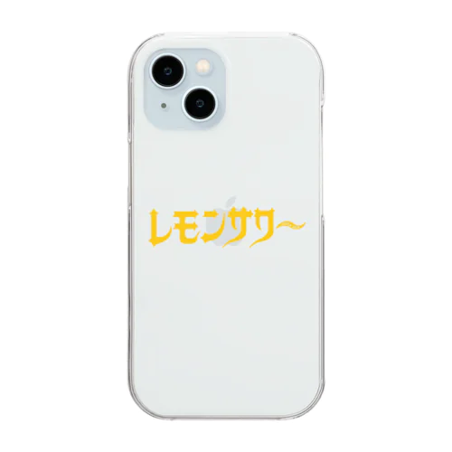 レモンサワー Clear Smartphone Case