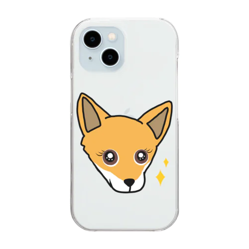 キラキラ サラちゃん Clear Smartphone Case