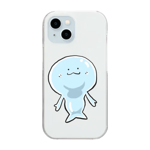 ニンゲン Clear Smartphone Case