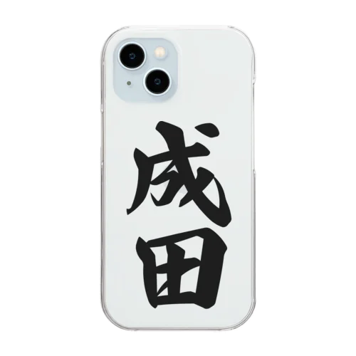 成田 Clear Smartphone Case