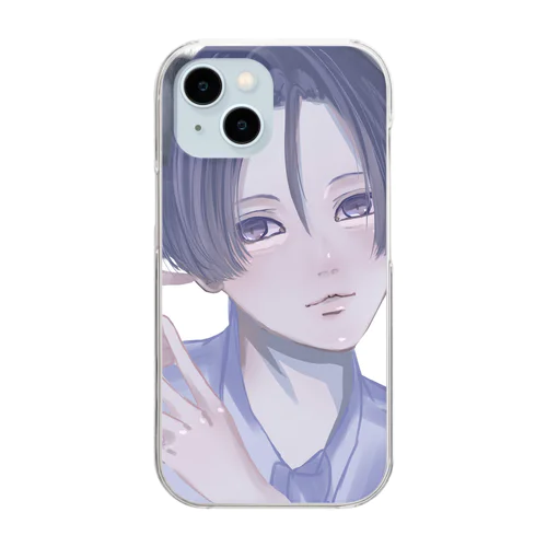 猫耳くん Clear Smartphone Case