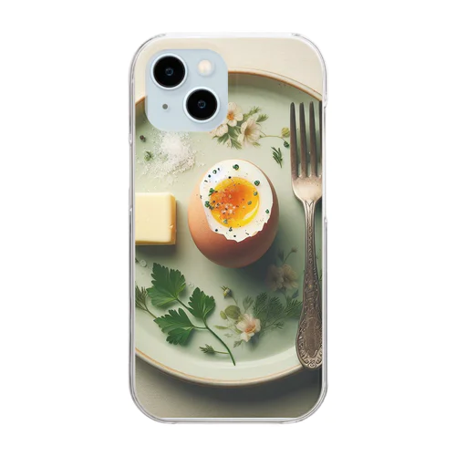 優雅なbreakfast  Clear Smartphone Case