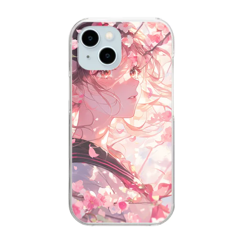 桜と私ラフルール1859 Clear Smartphone Case