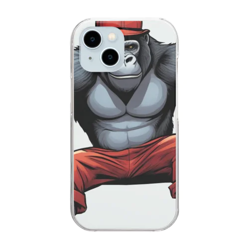 踊れるゴリラ Clear Smartphone Case