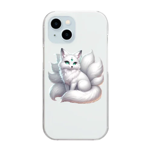九尾の狐・nine-tailed fox Clear Smartphone Case