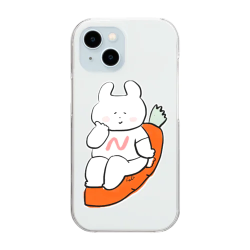 はっぴーうさちゃんN Clear Smartphone Case