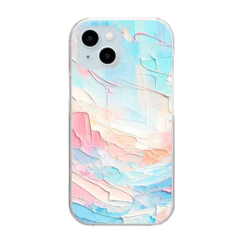 マチエール・ワンダー Clear Smartphone Case