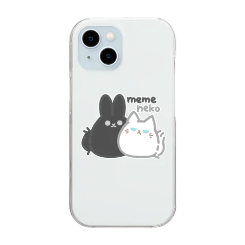 memeneko Clear Smartphone Case