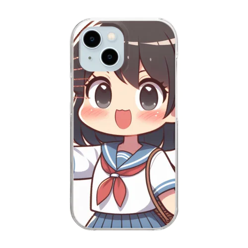 花粉症ですか？ Clear Smartphone Case