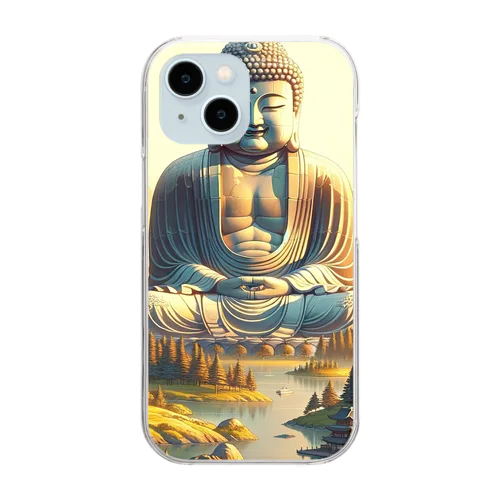 Majestic Serenity: Dawn of Enlightenment Clear Smartphone Case