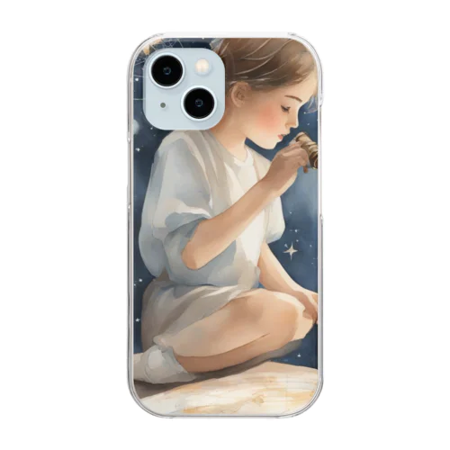 Constellation Girl Clear Smartphone Case