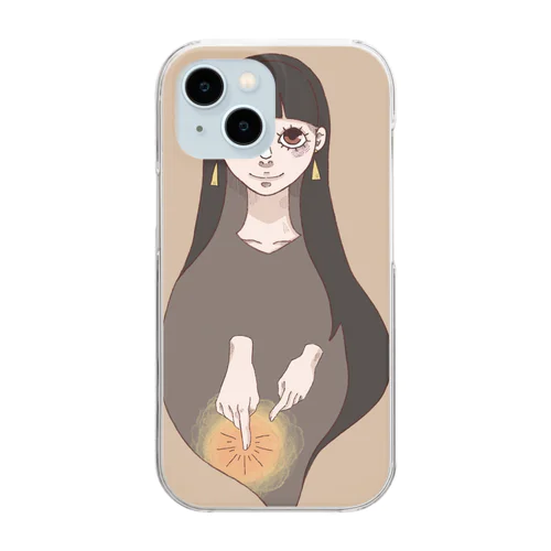 希望の灯火 Clear Smartphone Case