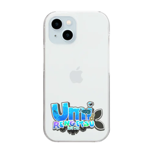 Umi Rengetsu(漣月うみ)Vtuberのロゴ Clear Smartphone Case