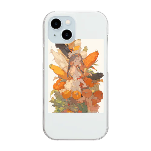 野菜娘　なでしこ1478 Clear Smartphone Case