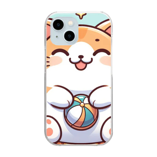 まるねこ37 Clear Smartphone Case