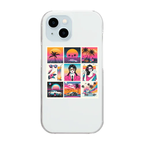 80s CityPop No.2 Clear Smartphone Case