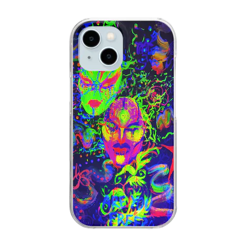 Neon Groove Clear Smartphone Case