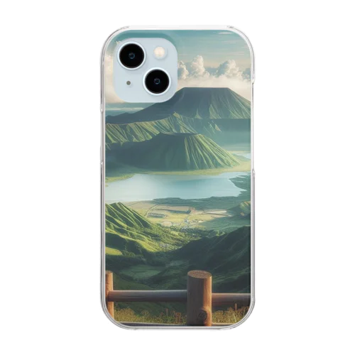 阿蘇山 Clear Smartphone Case