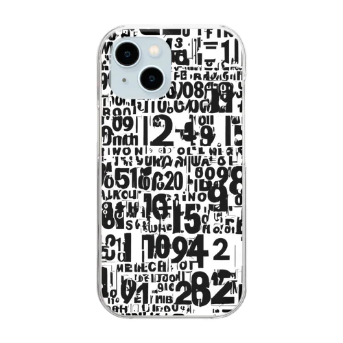 数字アート Clear Smartphone Case