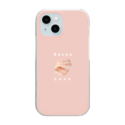 ベーコン Clear Smartphone Case