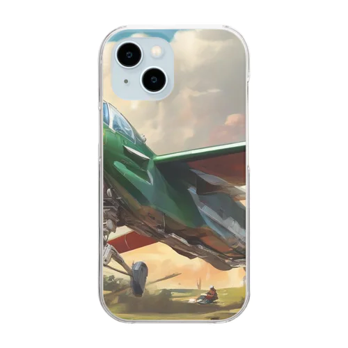 飛行機 Clear Smartphone Case