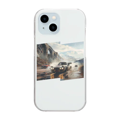 ラリー Clear Smartphone Case