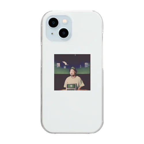 computer lover rapper Clear Smartphone Case