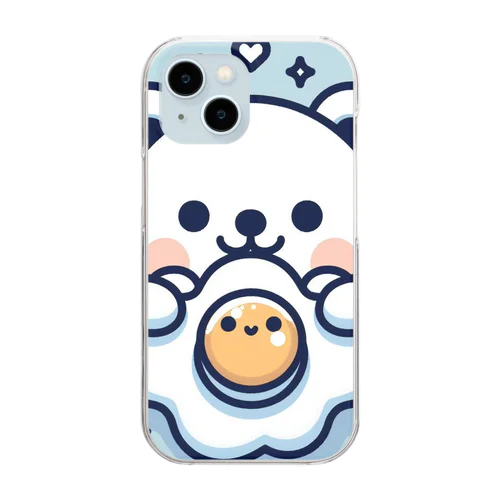 にゃん隊長 Clear Smartphone Case