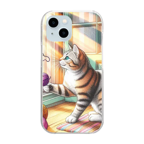 ねこ Clear Smartphone Case