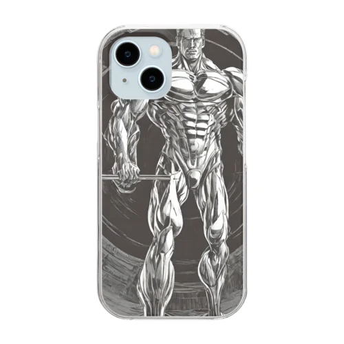 鋼の肉体 Clear Smartphone Case