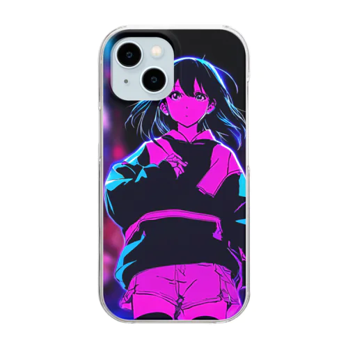 #Neon Shibuya ver4 Clear Smartphone Case