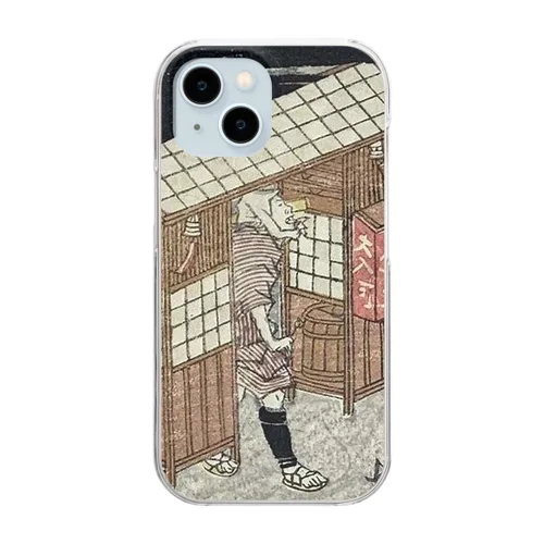 江戸のそば屋 Clear Smartphone Case