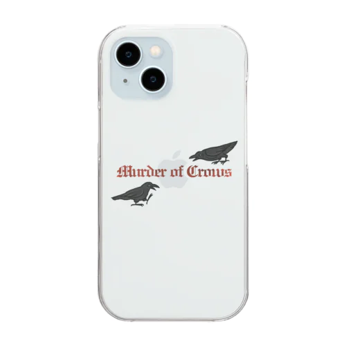 Murder of Crows Clear Smartphone Case