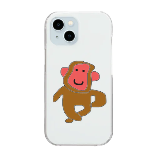 さる from NiceAnimal Clear Smartphone Case