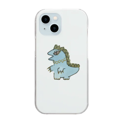 きょうりゅうくん Clear Smartphone Case