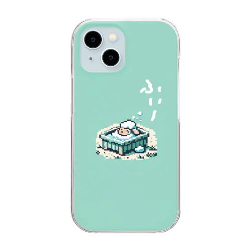 おふろひつじ Clear Smartphone Case