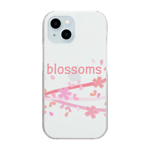 cherry blossoms Clear Smartphone Case