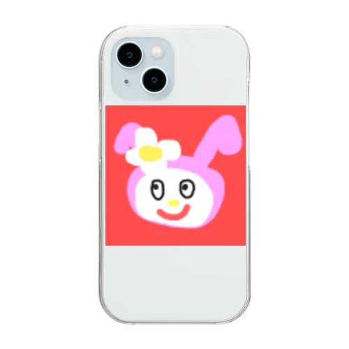 畜生うさぎちゃん Clear Smartphone Case