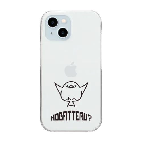 HOBATTERU?(黒) Clear Smartphone Case