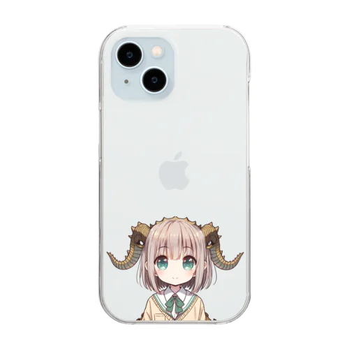 帝弼のドラゴンの女の子 １ Clear Smartphone Case